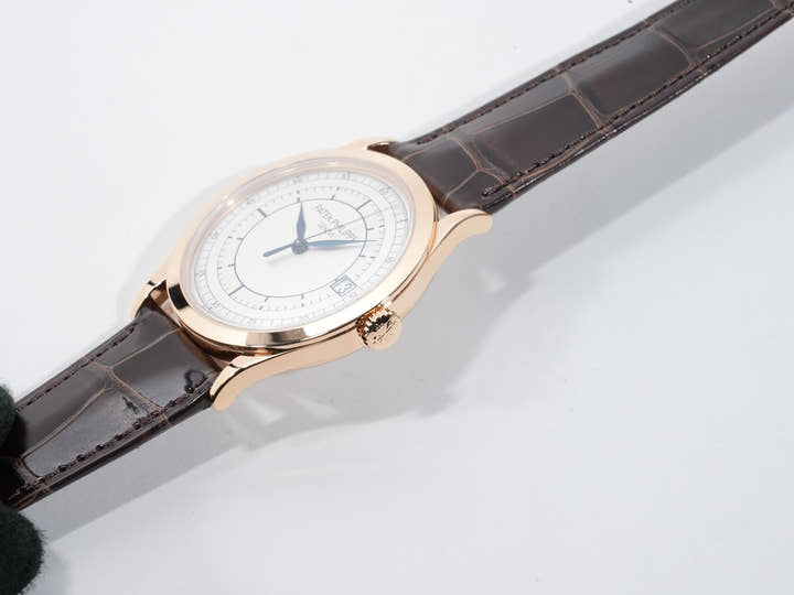 パテックフィリップ カラトラバ Ref.5296R-001 ローズゴールド シルバー文字盤