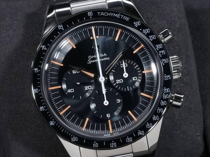 オメガ スピードマスター ファースト オメガ イン スペース Ref.310.30.40.50.06.001 ブルーグレー文字盤 未使用 cogfx3be