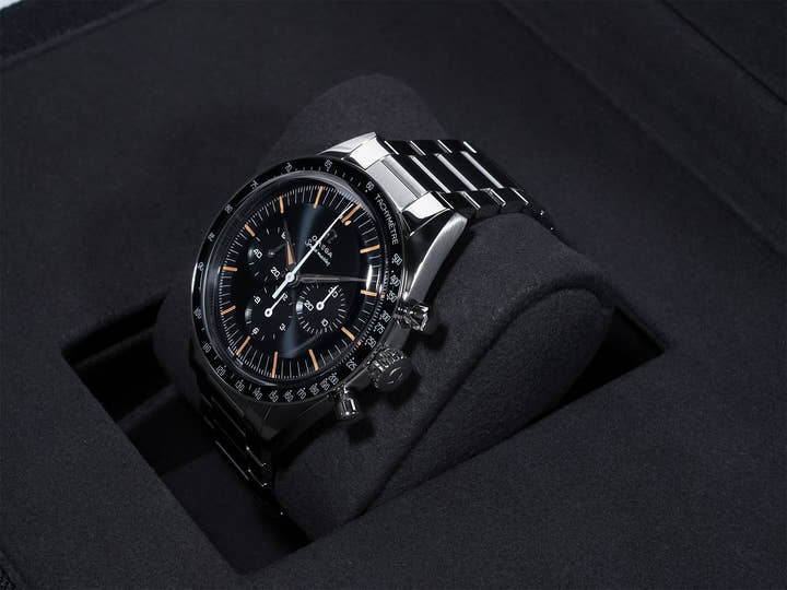 オメガ スピードマスター ファースト オメガ イン スペース Ref.310.30.40.50.06.001 ブルーグレー文字盤 未使用 cogfx3be