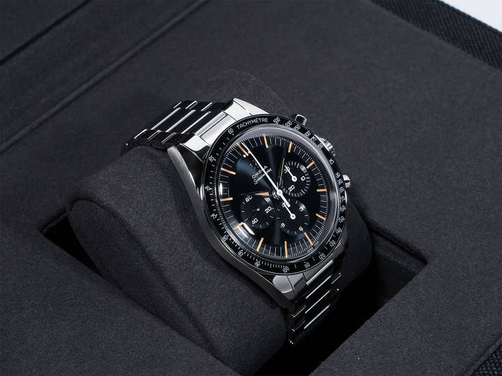 オメガ スピードマスター ファースト オメガ イン スペース Ref.310.30.40.50.06.001 ブルーグレー文字盤 未使用 cogfx3be