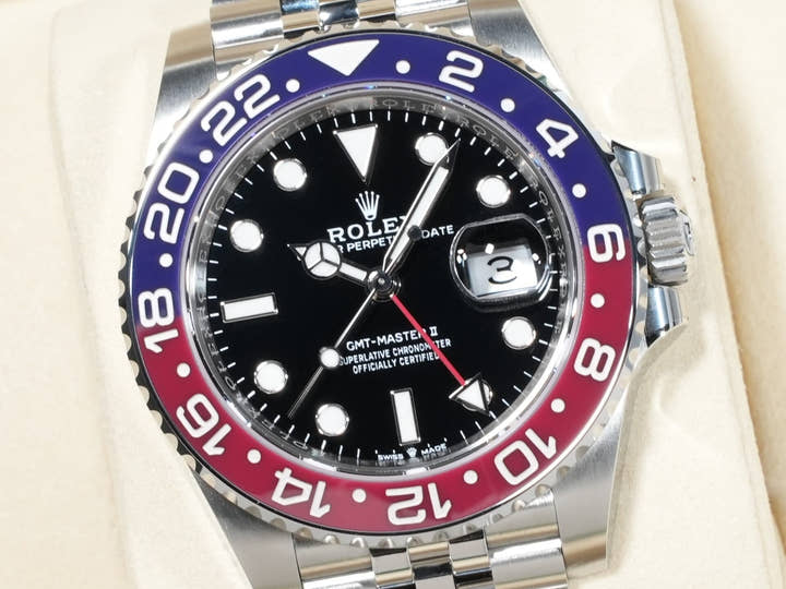 Rolex GMT-Master II Ref. 126710BLRO Stainless Steel Black Dial Jubilee Bracelet