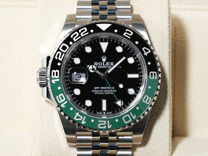 Rolex GMT-Master II Ref. 126720VTNR Stainless Steel Black Dial Jubilee Bracelet