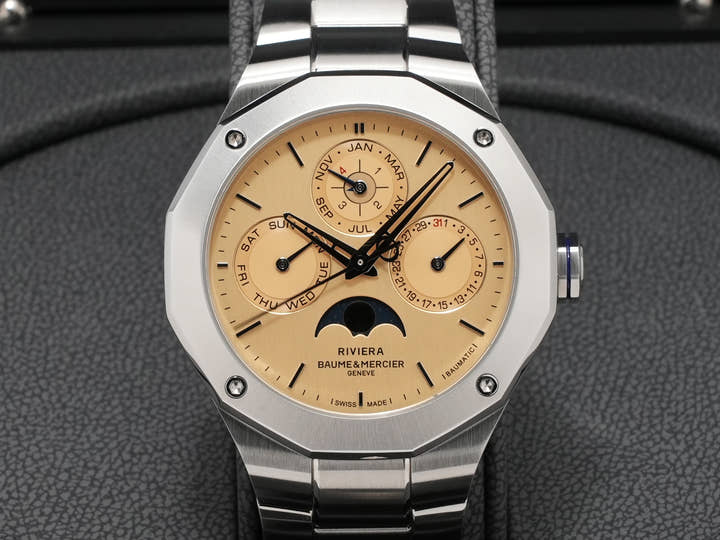 Baume & Mercier Riviera 10742 Ref.M0A10742 Gold Dial Unused nqzc4ypb