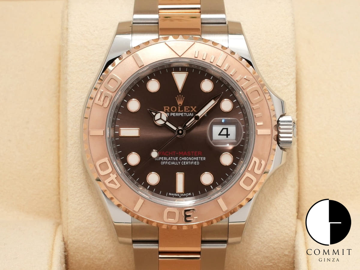 ロレックス ヨットマスター40 Ref.116621 ステンレススチール/エバーローズゴールド チョコレート文字盤