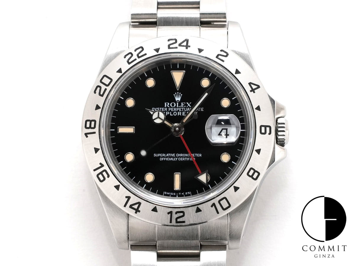 Rolex Explorer II Ref. 16570 Stainless Steel Black Dial