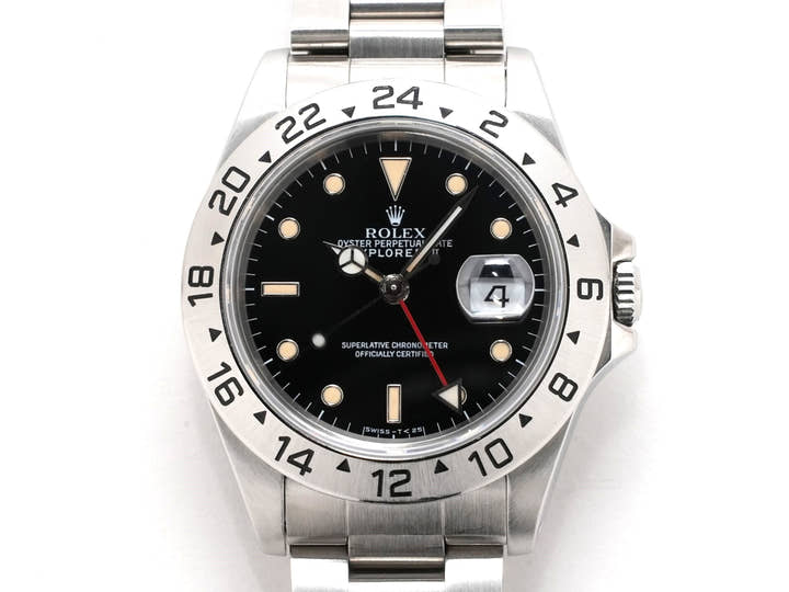 Rolex Explorer II Ref. 16570 Stainless Steel Black Dial