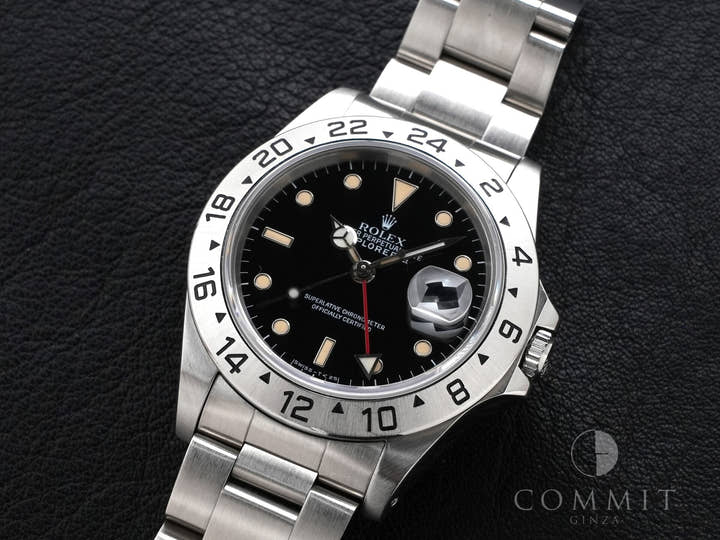 Rolex Explorer II Ref. 16570 Stainless Steel Black Dial