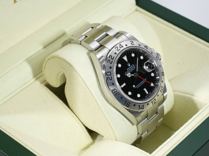 Rolex Explorer II Ref. 16570 Stainless Steel Black Dial