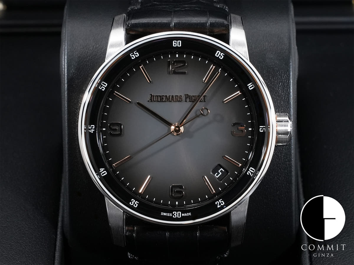 オーデマピゲ CODE 11.59 バイ オーデマ ピゲ Ref.15210CR.OO.A002CR.01 ホワイトゴールド/ピンクゴールド グレーラッカー文字盤