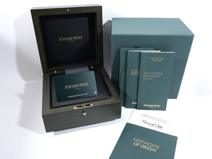 オーデマピゲ ロイヤルオーク 50周年記念 Ref.15550ST.OO.1356ST.02 ステンレススチール ブルー文字盤