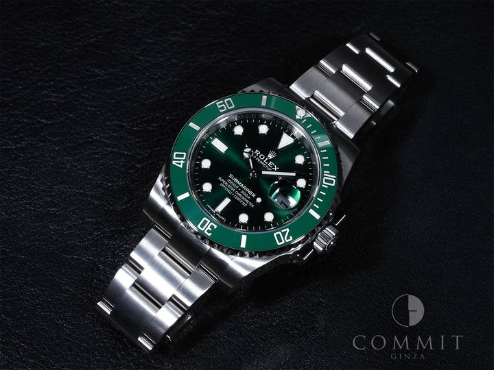 ロレックス サブマリーナー デイト Ref.116610LV ステンレススチール グリーン文字盤