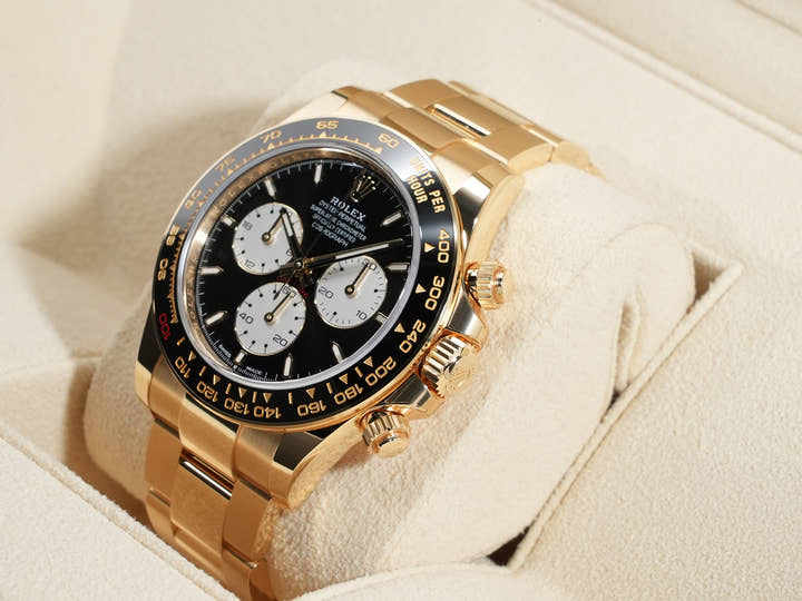ロレックス デイトナ Ref.126528LN イエローゴールド ブライトブラック文字盤