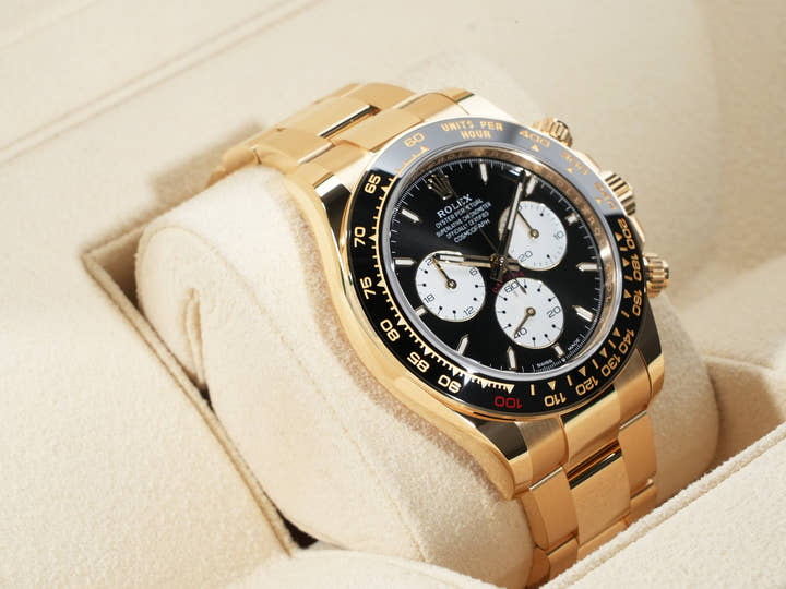 ロレックス デイトナ Ref.126528LN イエローゴールド ブライトブラック文字盤