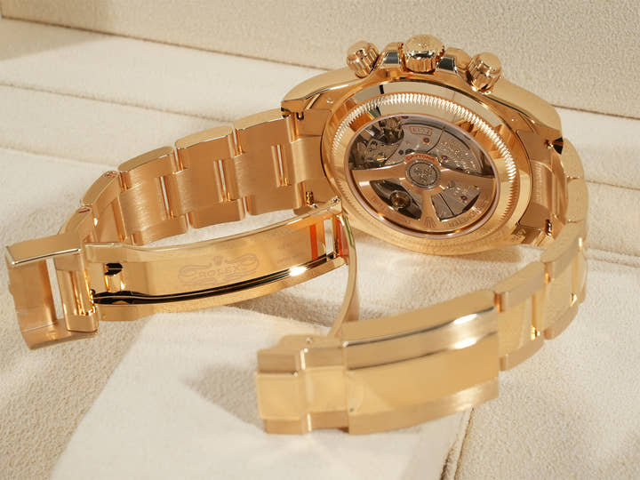 ロレックス デイトナ Ref.126528LN イエローゴールド ブライトブラック文字盤