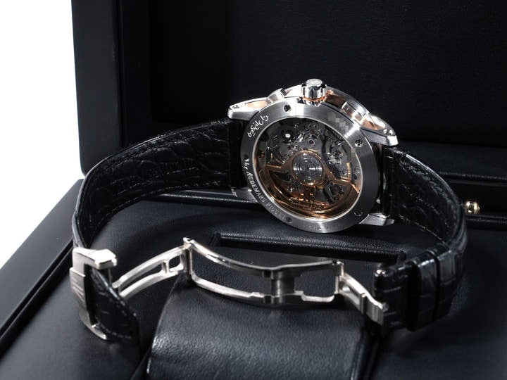 オーデマピゲ CODE 11.59 バイ オーデマ ピゲ クロノグラフ Ref.26393CR.OO.A002CR.01 ピンクゴールド/ホワイトゴールド スモークグレーラッカー文字盤