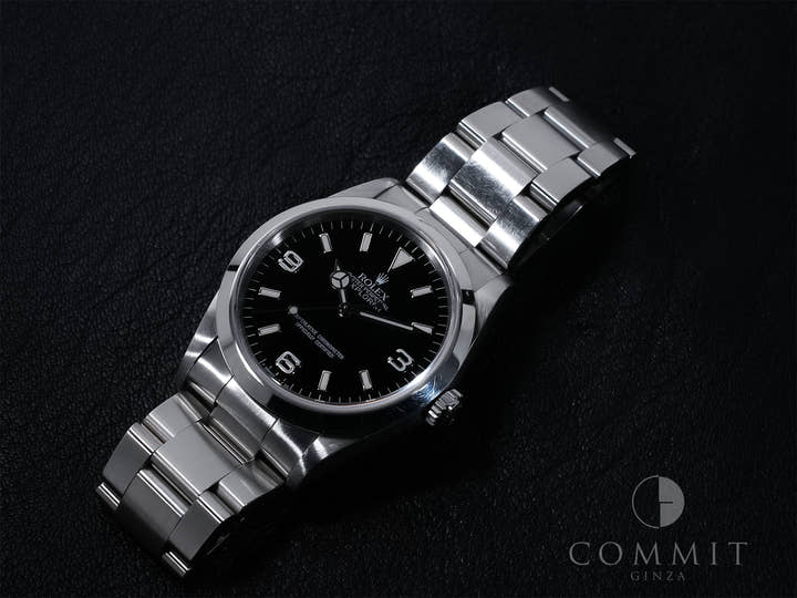 ロレックス エクスプローラーI Ref.14270 ステンレススチール ブラック文字盤