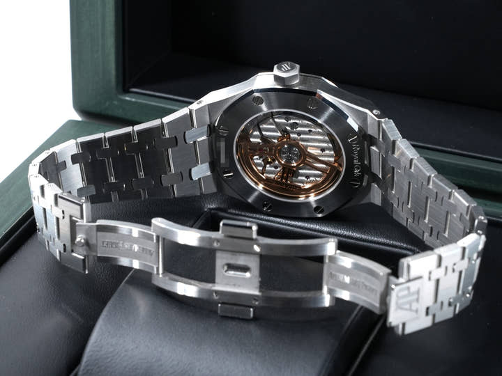 オーデマピゲ ロイヤルオーク Ref.15550ST.OO.1356ST.06 ステンレススチール ナイトブルー文字盤