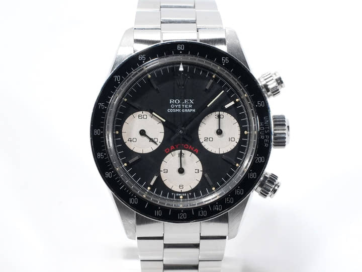 ロレックス デイトナ Ref.6263 ステンレススチール ブラック文字盤