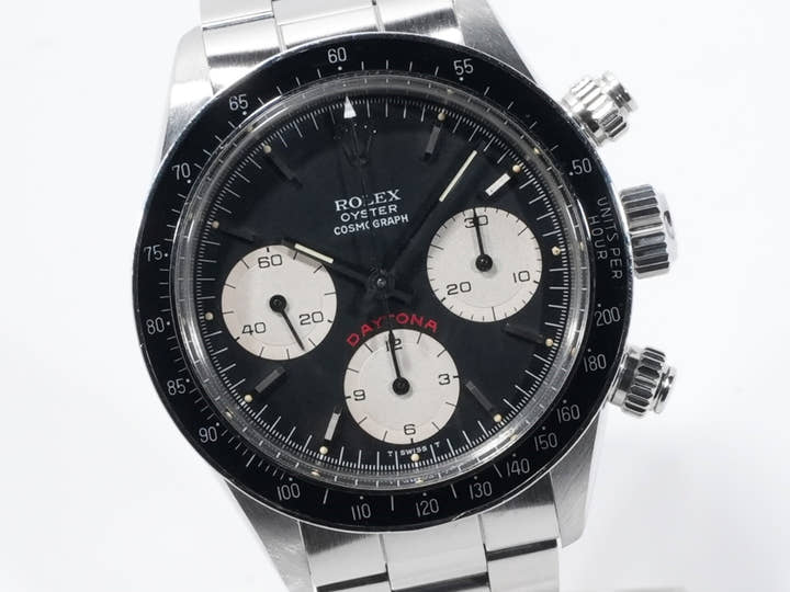 ロレックス デイトナ Ref.6263 ステンレススチール ブラック文字盤