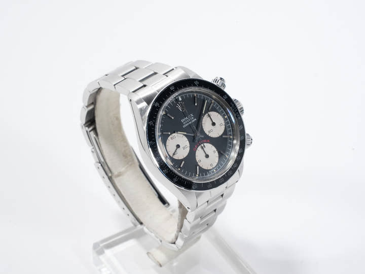 ロレックス デイトナ Ref.6263 ステンレススチール ブラック文字盤