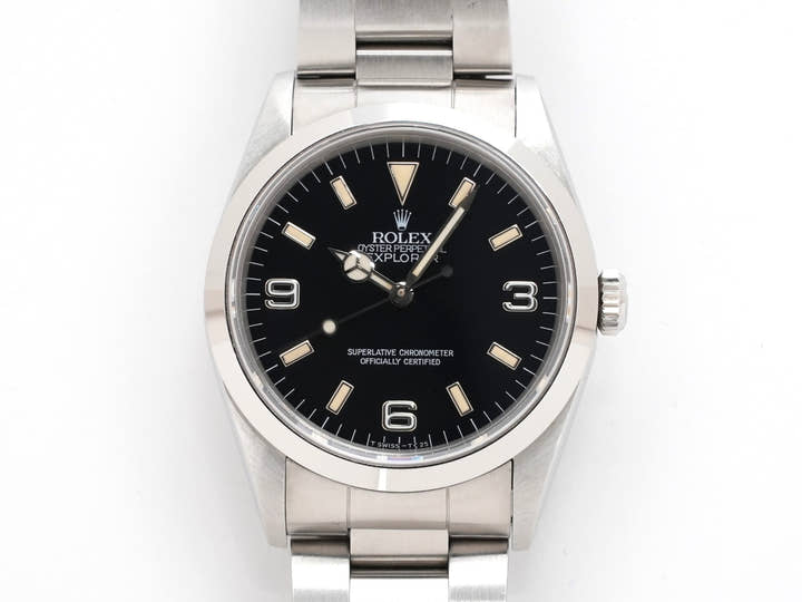 ロレックス エクスプローラーI Ref.14270 ステンレススチール ブラック文字盤