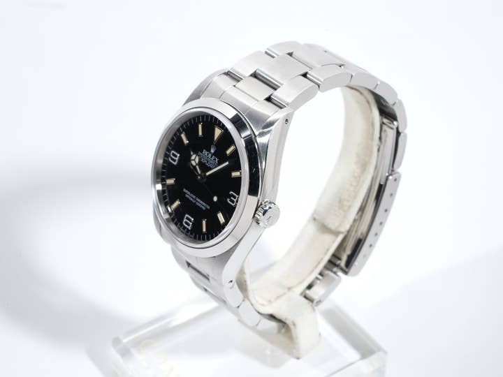 ロレックス エクスプローラーI Ref.14270 ステンレススチール ブラック文字盤