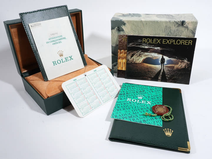 ロレックス エクスプローラーI Ref.14270 ステンレススチール ブラック文字盤