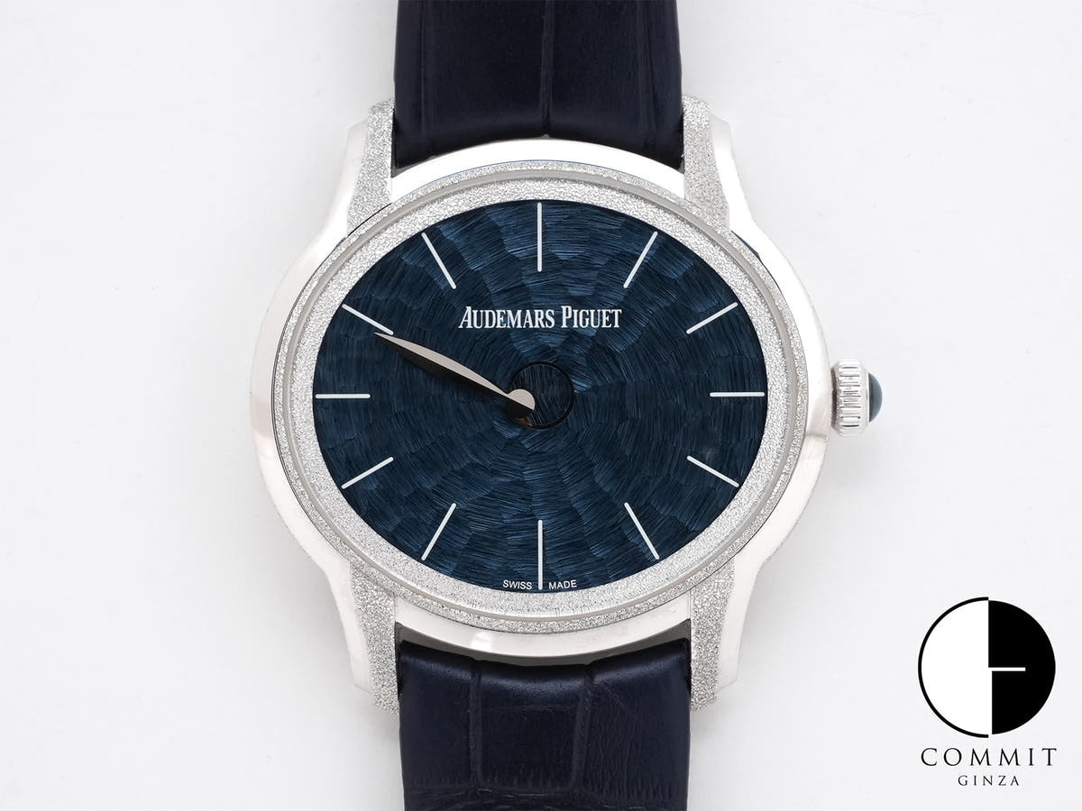 オーデマピゲ ミレネリー フロステッドゴールド フィロソフィーク Ref.77266BC.GG.A326CR.01 ホワイトゴールド ブルー文字盤