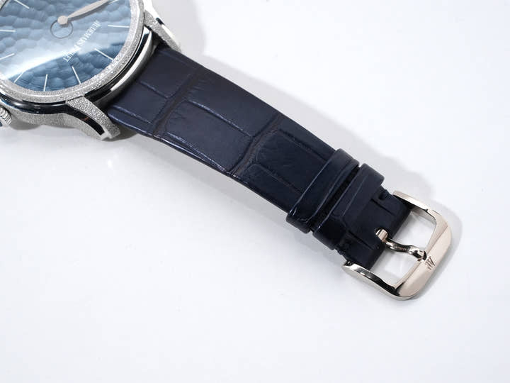 オーデマピゲ ミレネリー フロステッドゴールド フィロソフィーク Ref.77266BC.GG.A326CR.01 ホワイトゴールド ブルー文字盤