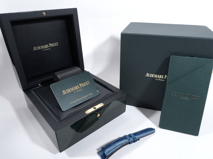 オーデマピゲ ミレネリー フロステッドゴールド フィロソフィーク Ref.77266BC.GG.A326CR.01 ホワイトゴールド ブルー文字盤