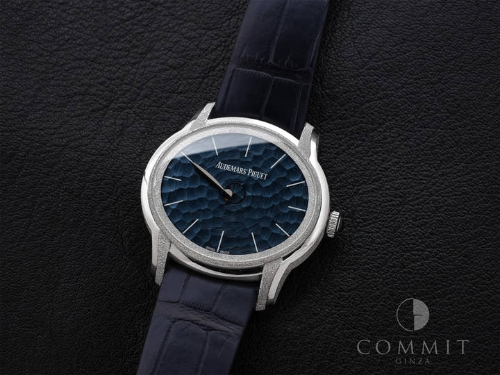 オーデマピゲ ミレネリー フロステッドゴールド フィロソフィーク Ref.77266BC.GG.A326CR.01 ホワイトゴールド ブルー文字盤