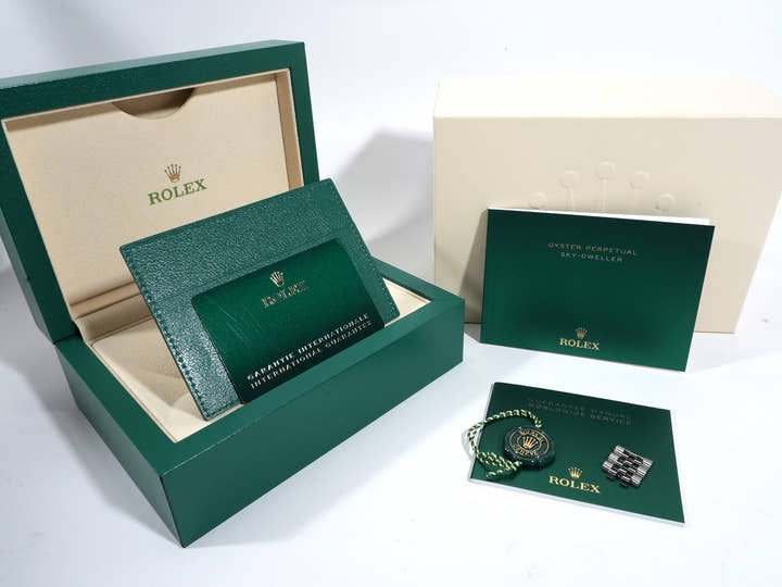 ロレックス スカイドゥエラー Ref.326934 ステンレススチール/ホワイトゴールド ブルー文字盤 ジュビリーブレスレット