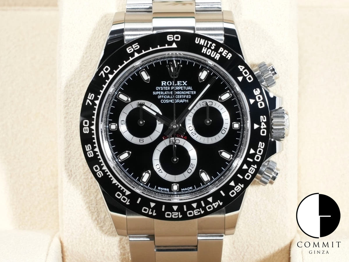 ロレックス デイトナ Ref.116500LN ステンレススチール ブラック文字盤