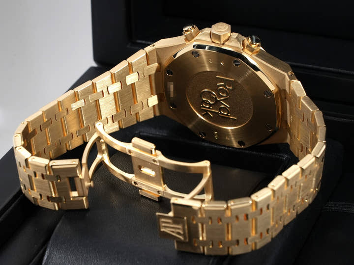 オーデマピゲ ロイヤルオーク クロノグラフ Ref.26320BA.OO.1220BA.02 イエローゴールド ブルー文字盤