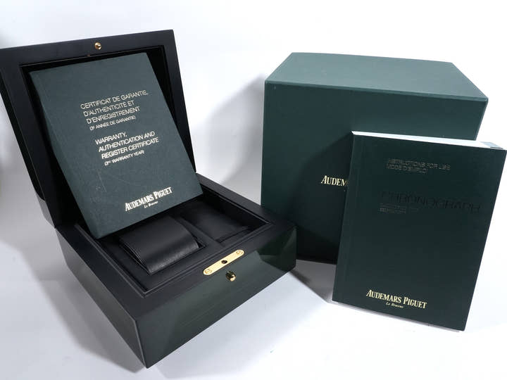 オーデマピゲ ロイヤルオーク クロノグラフ Ref.26320BA.OO.1220BA.02 イエローゴールド ブルー文字盤