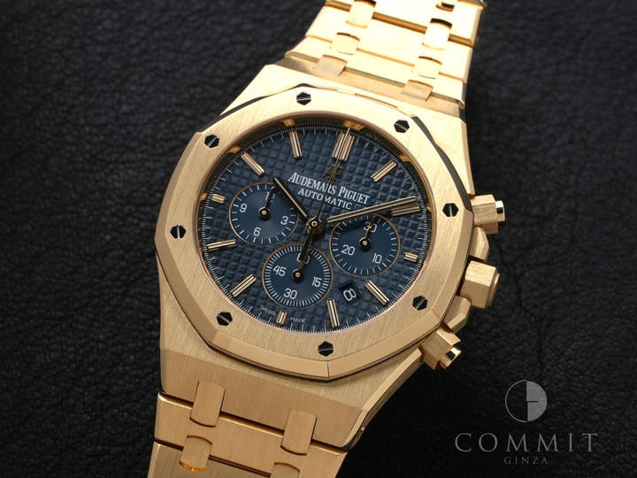 オーデマピゲ ロイヤルオーク クロノグラフ Ref.26320BA.OO.1220BA.02 イエローゴールド ブルー文字盤