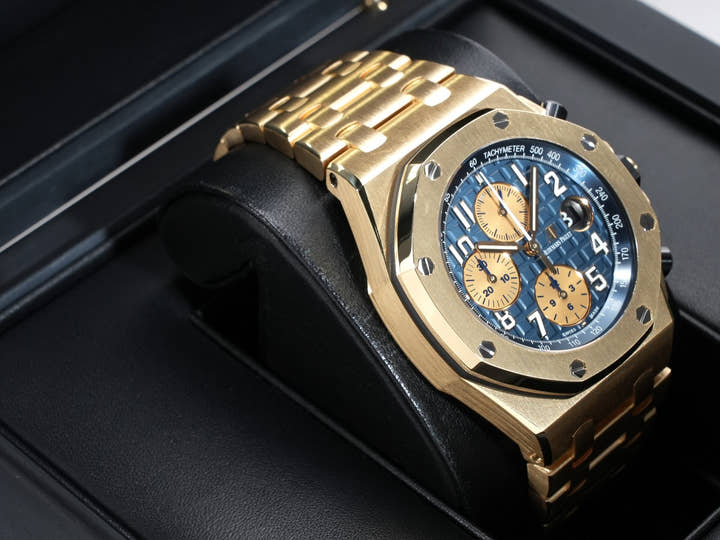 オーデマピゲ ロイヤルオーク オフショア クロノグラフ Ref.26470BA.OO.1000BA.01 ステンレススチール ブルー文字盤