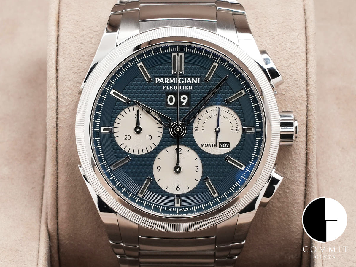パルミジャーニフルリエ トンダグラフGT ヨシダスペシャル Ref.PFS906-1020002-100182 ブルー文字盤 美品 6ruhy9ex