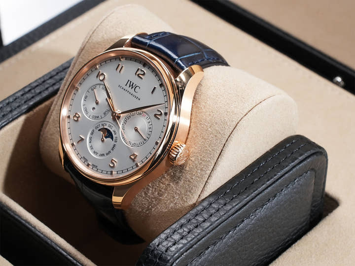 IWC ポルトギーゼ パーペチュアルカレンダー Ref.IW344202 18KREG シルバー文字盤 美品 i8eobsoi