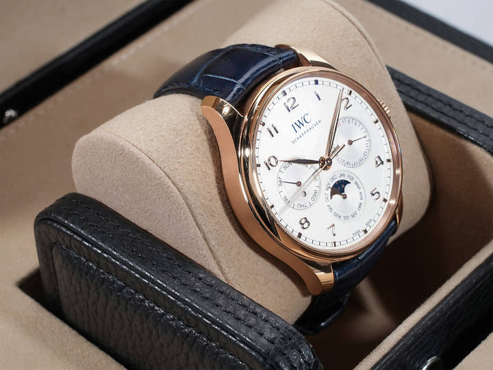 IWC ポルトギーゼ パーペチュアルカレンダー Ref.IW344202 18KREG シルバー文字盤 美品 i8eobsoi