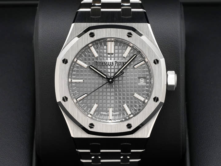 オーデマピゲ ロイヤルオーク 50周年記念 Ref.15550ST.OO.1356ST.03 ステンレススチール グレー文字盤