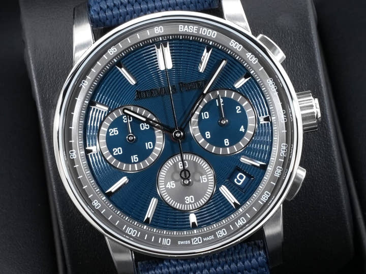 オーデマピゲ CODE 11.59 バイ オーデマ ピゲ クロノグラフ Ref.26393ST.OO.A348KB.01 ステンレススチール ナイトブルー文字盤
