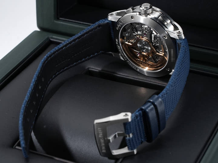 オーデマピゲ CODE 11.59 バイ オーデマ ピゲ クロノグラフ Ref.26393ST.OO.A348KB.01 ステンレススチール ナイトブルー文字盤