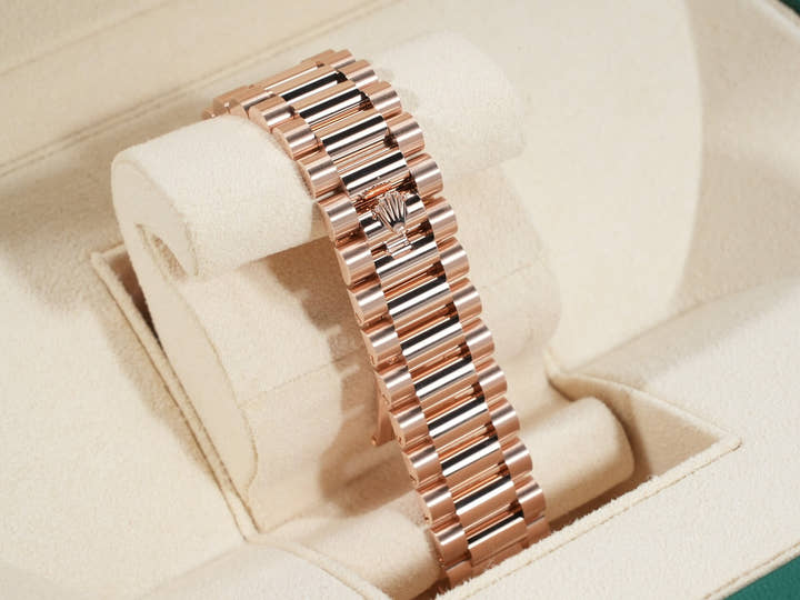 ロレックス デイデイト36 Ref.128235 エバーローズゴールド グリーンアベンチュリン文字盤