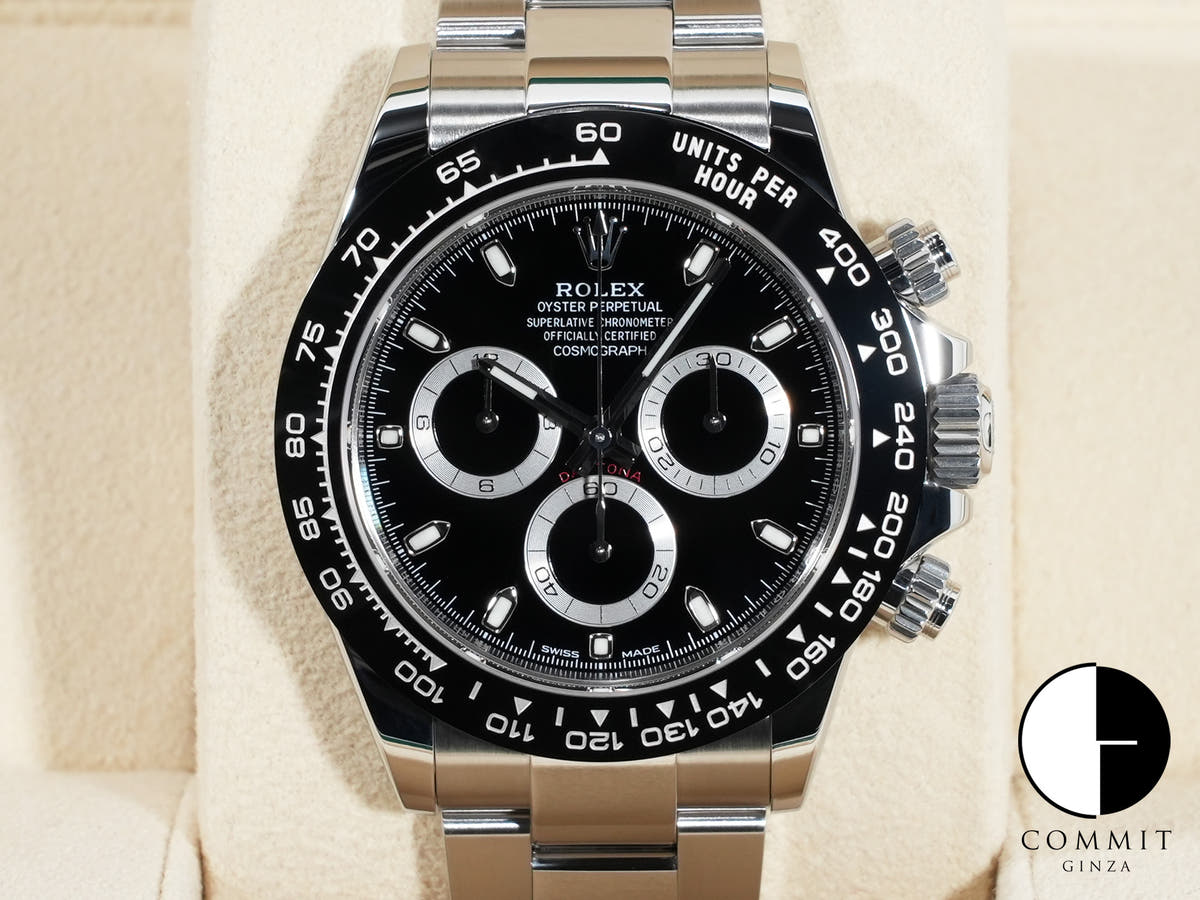 ロレックス デイトナ Ref.116500LN ステンレススチール ブラック文字盤