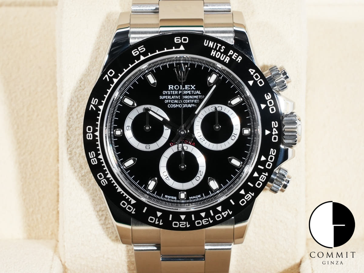 ロレックス デイトナ Ref.116500LN ステンレススチール ブラック文字盤