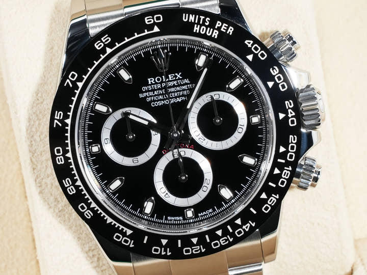 ロレックス デイトナ Ref.116500LN ステンレススチール ブラック文字盤