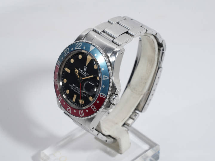 ロレックス GMTマスター Ref.1675 ステンレススチール ブラック文字盤 オイスターブレスレット