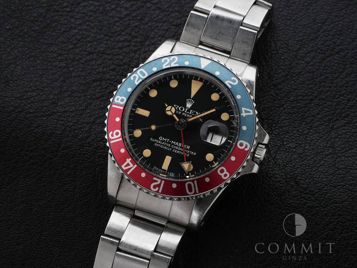 ロレックス GMTマスター Ref.1675 ステンレススチール ブラック文字盤 オイスターブレスレット