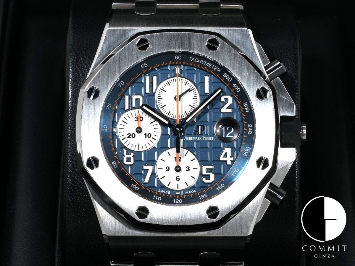 オーデマピゲ ロイヤルオーク オフショア クロノグラフ Ref.26470ST.OO.A027CA.01 ステンレススチール ブルー文字盤